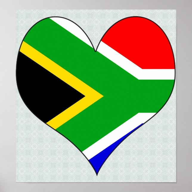 Poster I Love South Africa (Devant)