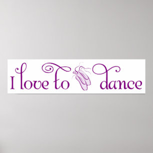 Poster I Love To Dance