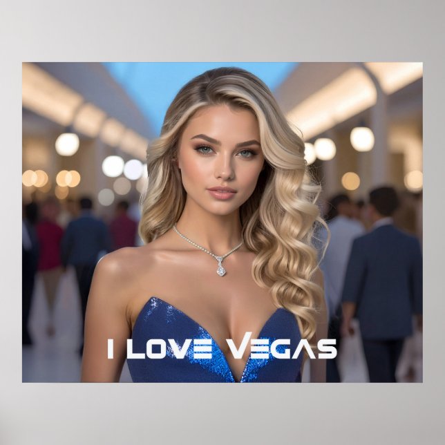 POSTER I LOVE VEGAS (Devant)