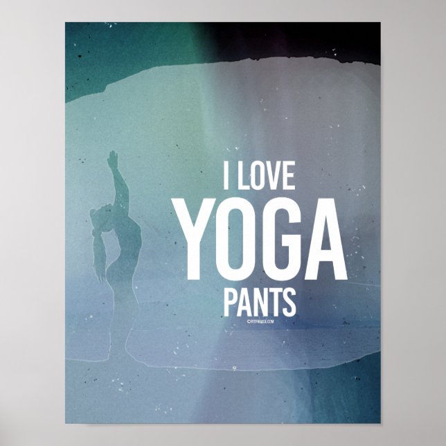 Poster I Love yoga pantalon - Yoga Fitness -.png (Devant)