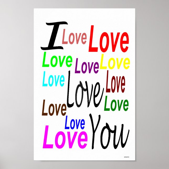 Poster I Love You (Devant)