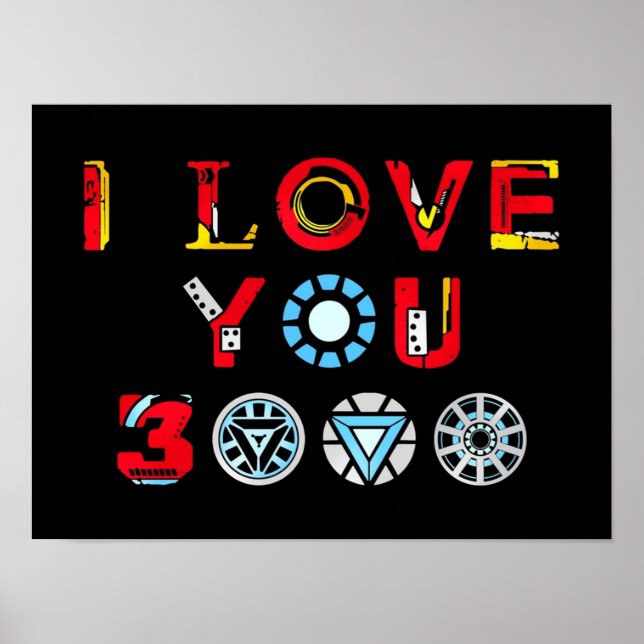 Poster I Love You 3000 v3 (Devant)