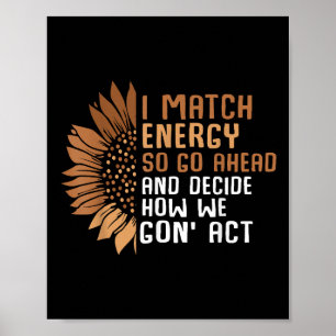 Poster I Match Energie Empowerment Afro W Afrique-Amériqu