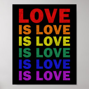 Poster I Promise To Teach Love LGBT-Q Pride Proud Ally Te