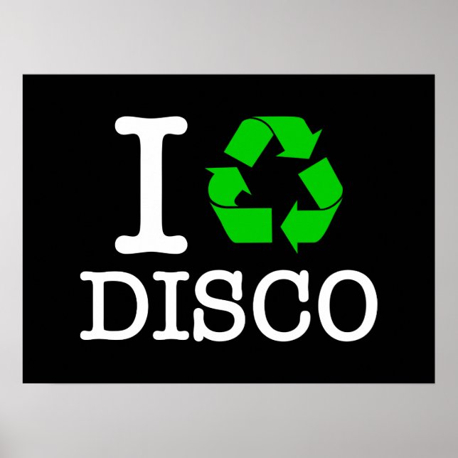 Poster I Recycle Disco (Devant)