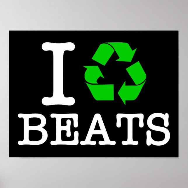 Poster I Recycle Les Beats (Devant)