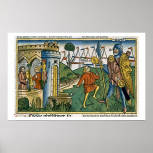 Poster I Samuel 17 1-58 David défait Goliath et rencontre