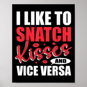 Poster I Snatation Kisses & Vice Versa Funny Adulte S