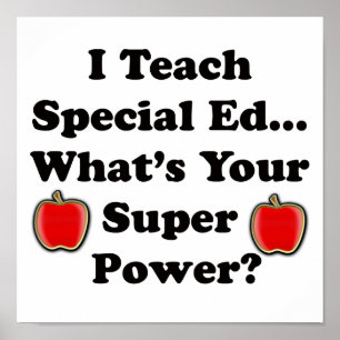 Poster I Teach Special Ed.