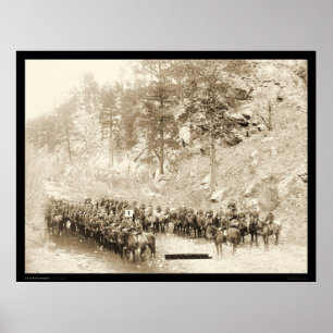 Poster I Troop 8th Cavalry near Fort Meade SD 1889