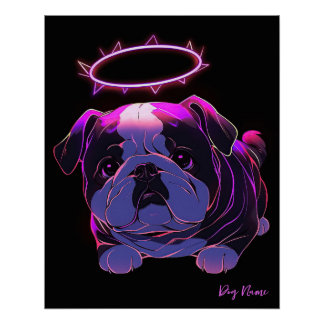 Poster I Will Always Love Bulldog Chien 005 - Christian B
