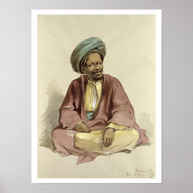 Poster Ibrahim - de Sunnar, 1856 (Devant)