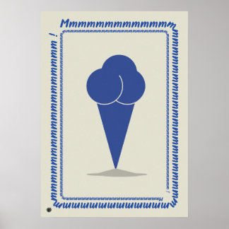 Poster Ice Cream Art Print