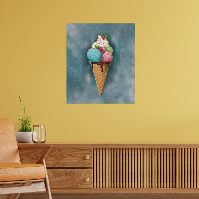 Poster Ice Creme (Wohnzimmer 2)