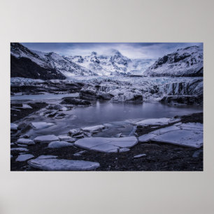 Poster Ice & Snow   Sólheimajökull Glacier, Iceland