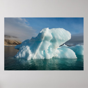 Poster Iceberd À Palander Bay, Norvège