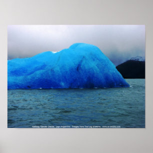 Poster Iceberg, Glacier Upsala, Lago Argentina