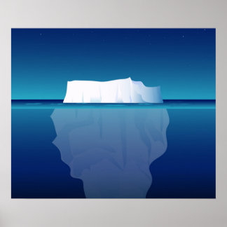 POSTER ICEBERG LA NUIT