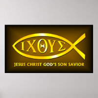 ICHTHUS : Symbole du poisson antique