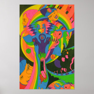 POSTER ICI IMPRIMER GIRAFFE 11X17