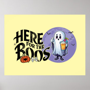 Poster Ici pour les Boos Boire et obtenir votre Spook