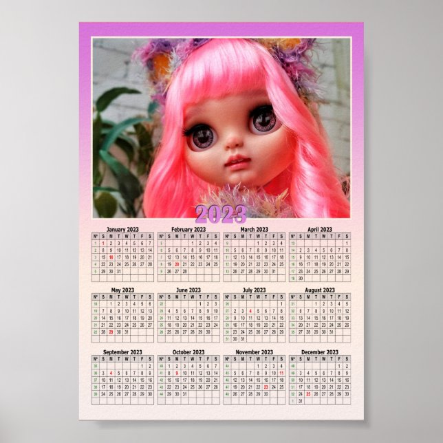Poster Ici sera votre calendrier photo 2023 (Devant)