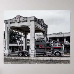 Poster Icon Kenworth W900L Fleenor Bros.