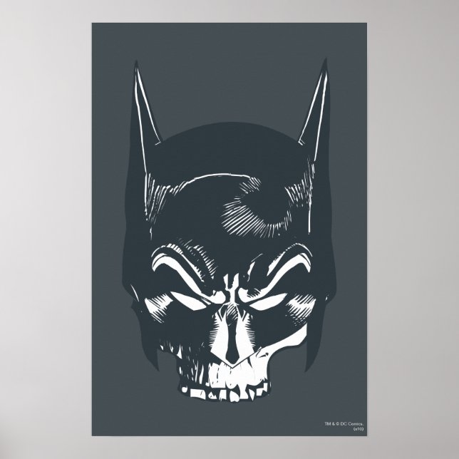 Poster Icône Batman Cowl/Skull (Devant)