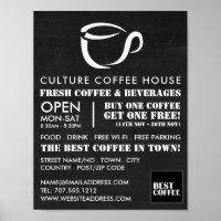 Icône Chalkboard Mug, Barista, Café, Café