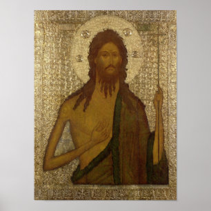 Poster Icône de St John le précurseur