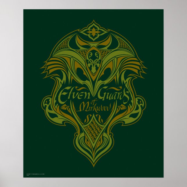 Poster Icône des gardes elfes de Mirkwood Shield (Devant)