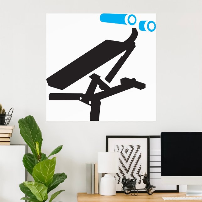 Poster Icône Équipement De Gym (Créateur téléchargé)