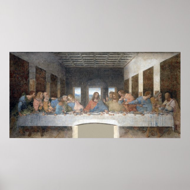Poster Iconique Léonard de Vinci La Dernière Cène (Devant)