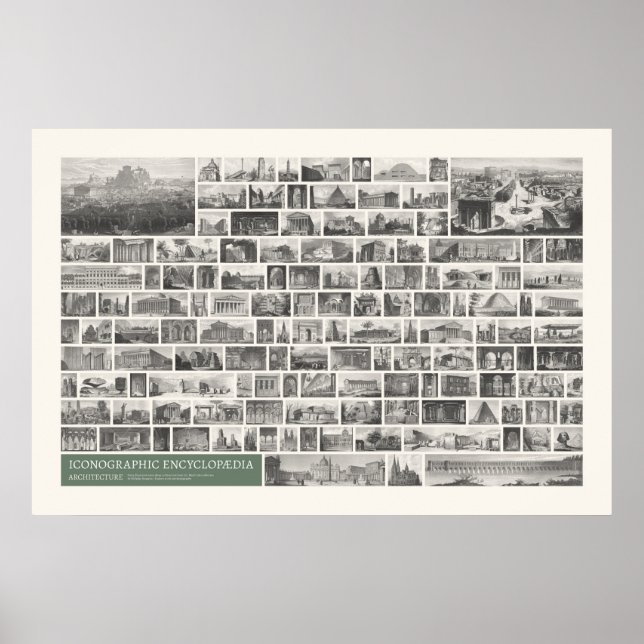 Poster Iconographie - Scènes d'architecture (Devant)