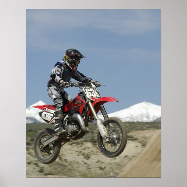 Poster Idaho, Motocross Racing (Devant)