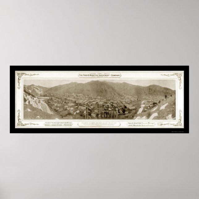 Poster Idaho Springs, CO Photo 1903 (Devant)
