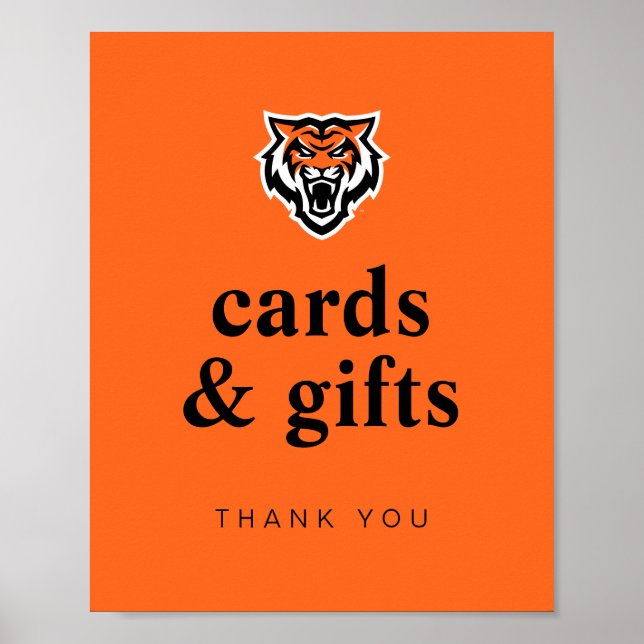Poster Idaho State University Bengals Spirit Design (Devant)