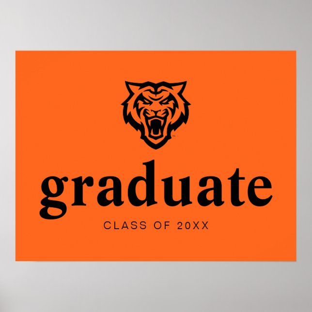 Poster Idaho State University Bengals Spirit Design (Devant)