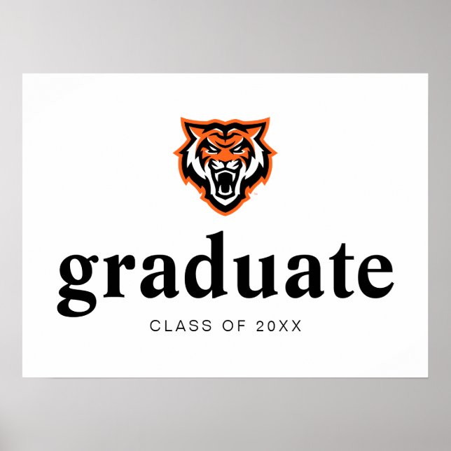 Poster Idaho State University Bengals Spirit Design (Devant)