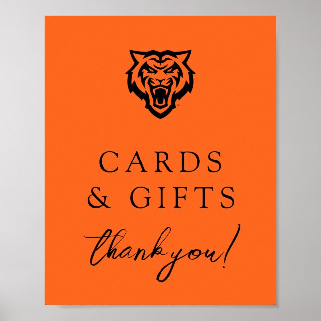 Poster Idaho State University Bengals Spirit Design (Devant)