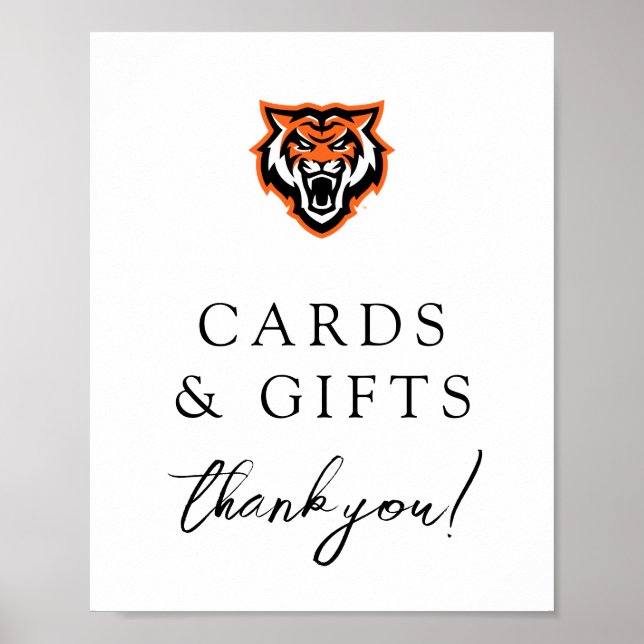 Poster Idaho State University Bengals Spirit Design (Devant)