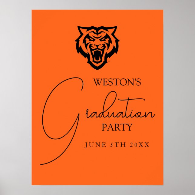 Poster Idaho State University Bengals Spirit Design (Devant)