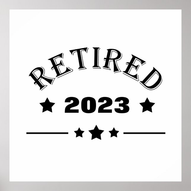 Poster Idée cadeau de retraite personnalisée (Devant)