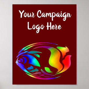 Poster Idée de mise en page de thème DIY pour l'entrepris