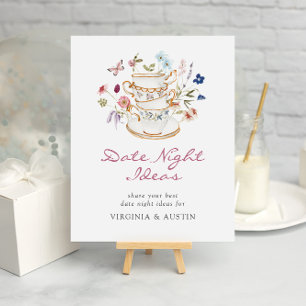 Poster Idées d'affiche pour un thé de mariage