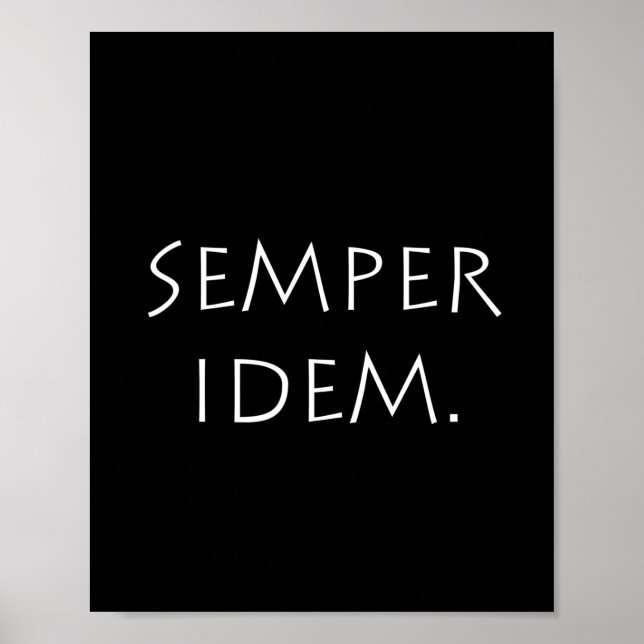 Poster Idem Semper (Devant)