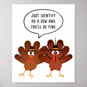 Poster Identifiez-vous comme une vache, vous ferez l’acti