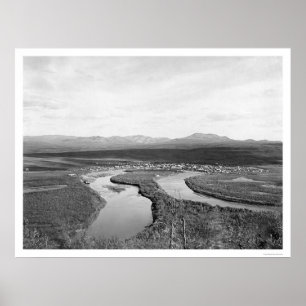 Poster Iditarod, Alaska Birdseye 1914