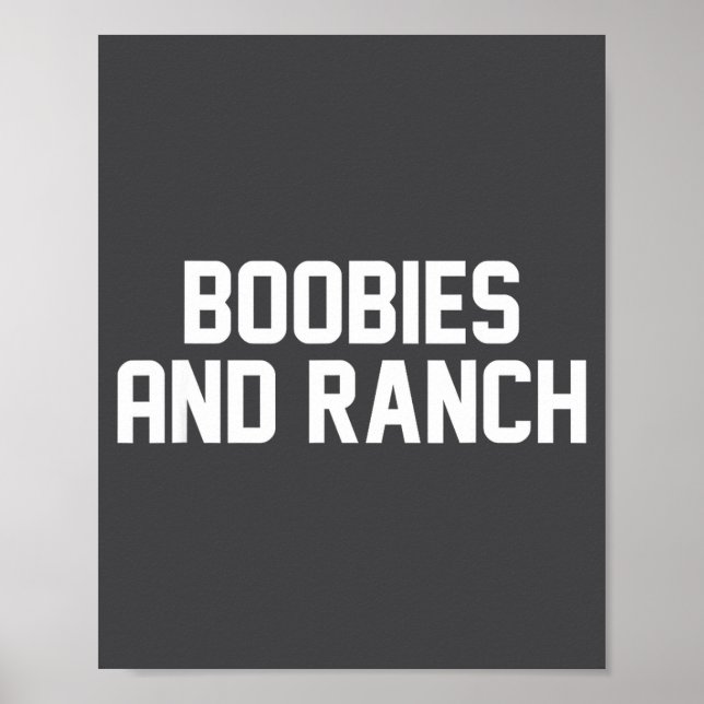 Poster Ies And Ranch Funny Quote  (Devant)