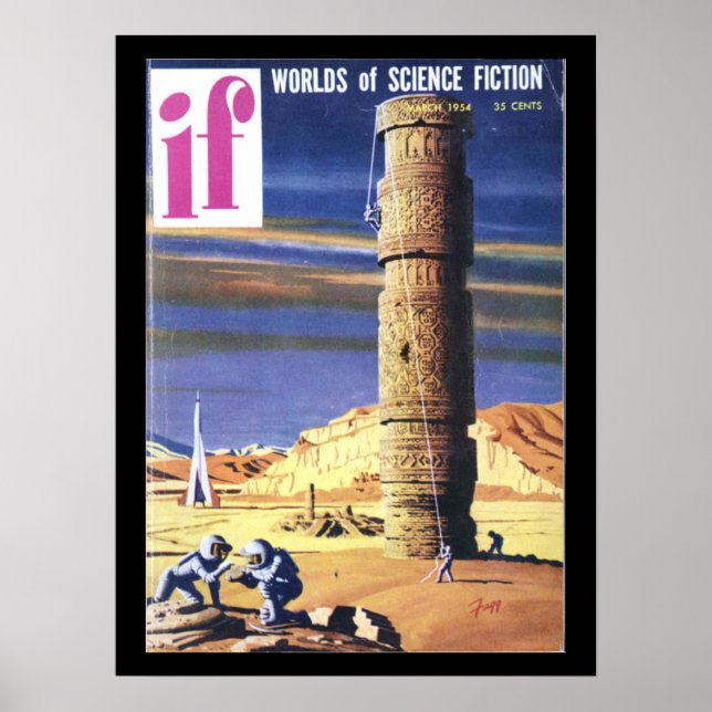 Poster If v03 n01 (1954-03.Quinn)_Pulp Art (Devant)